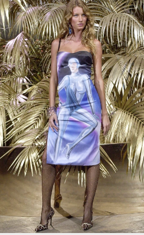 gaun cutout kendall jenner