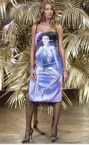gaun cutout kendall jenner