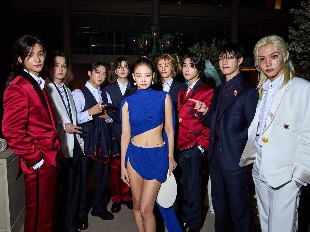 jennie blackpink dan stray kids met gala 2024