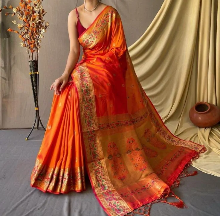 kain sari pernikahan