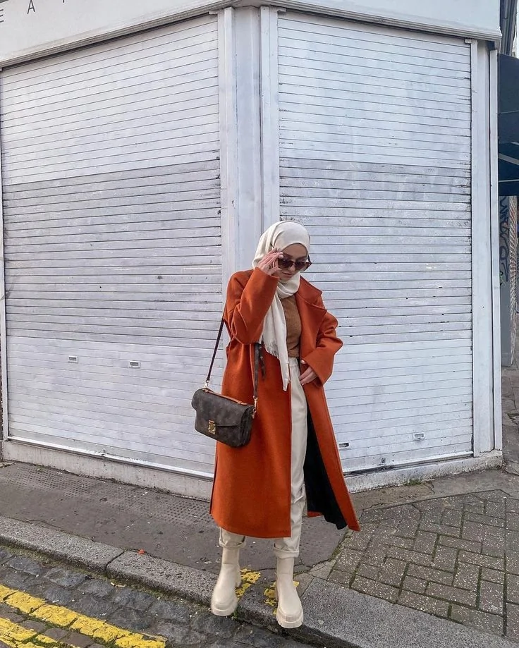 baju terakota cocok dengan hijab warna apa