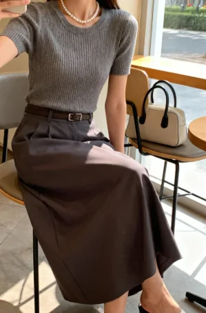 outfit kerja hybrid wanita