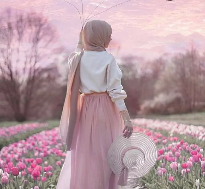 baju putih cocok dengan hijab warna apa