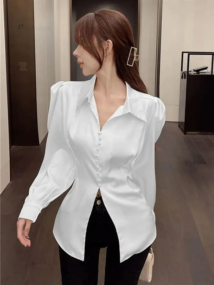 kemeja putih celana hitam