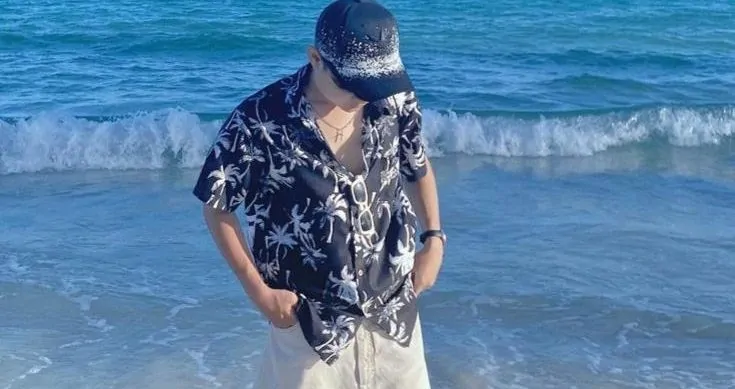 outfit liburan pria