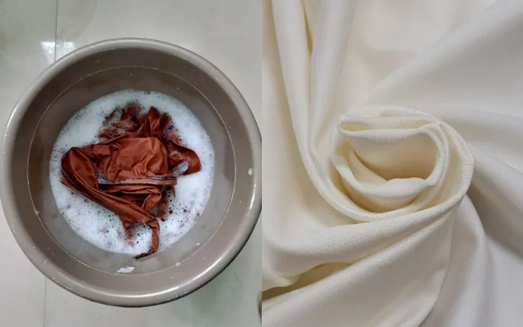 cara cuci viscose