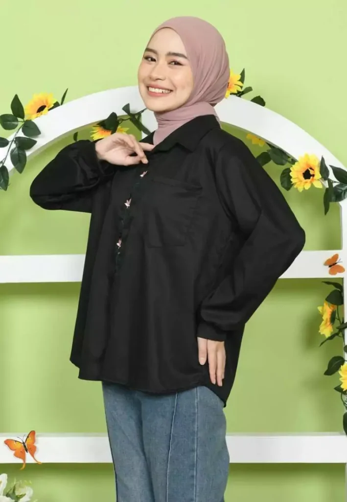 hijab untuk baju hitam