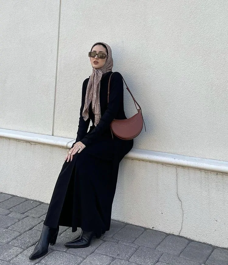 hijab untuk baju hitam
